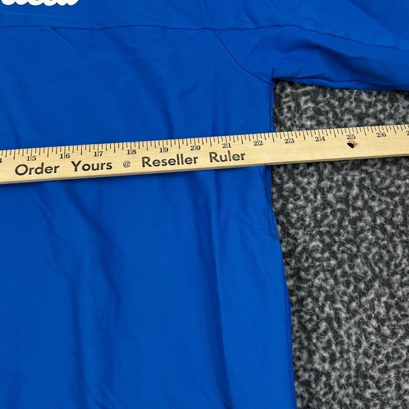 UCLA Bruins x Air Jordan Mens Large Blue 1/4 Zip Windbreaker Jacket Jumpman L - Picture 5 of 8